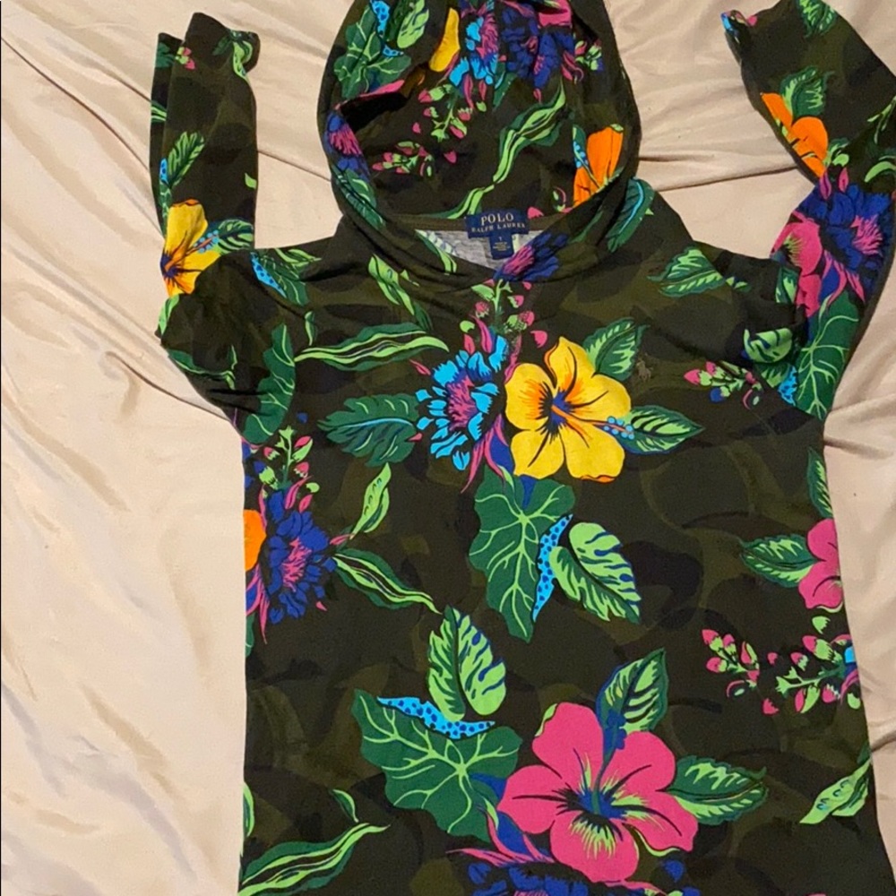 Polo hoodie shirt